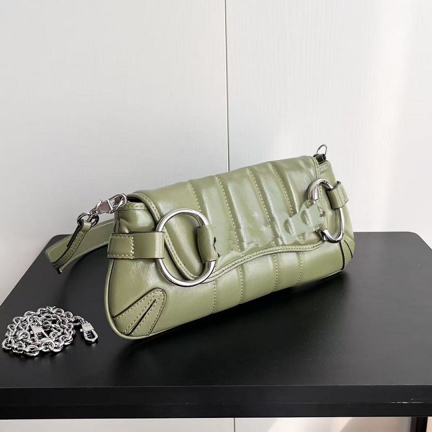 2025new denim blue patent leather baguette Cases Handbag Luxury Women's Fashion Bag Fashion Steam Engine Classic Hand Shoulder Diagonal Shopping Bag