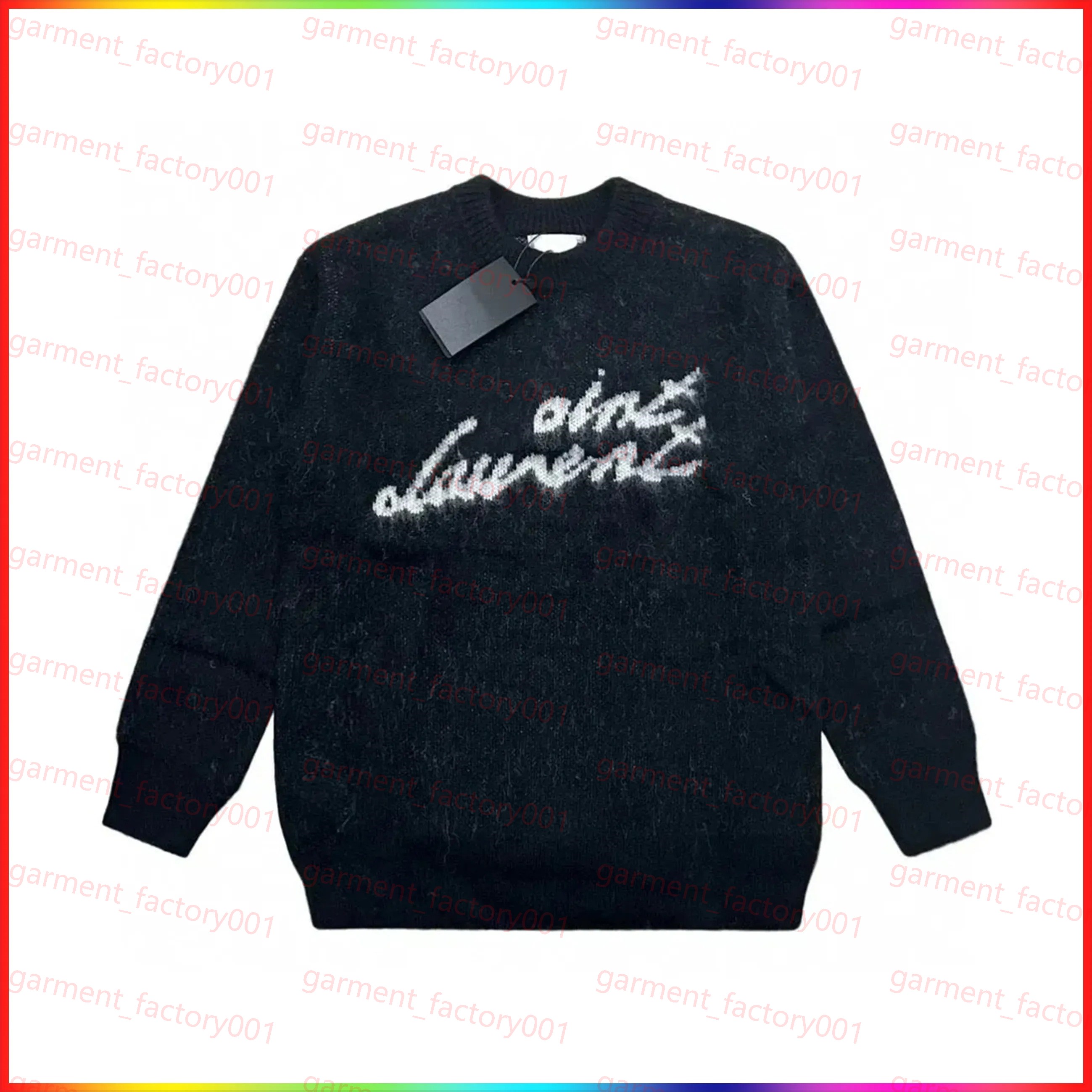 5A 2025 Men sweater Top designer Luxury Casual Loose pull Alphabet Print For Street Mens and Women Sweaters O Neck Long Sleeve Jumper Winter Warm Sweater 03