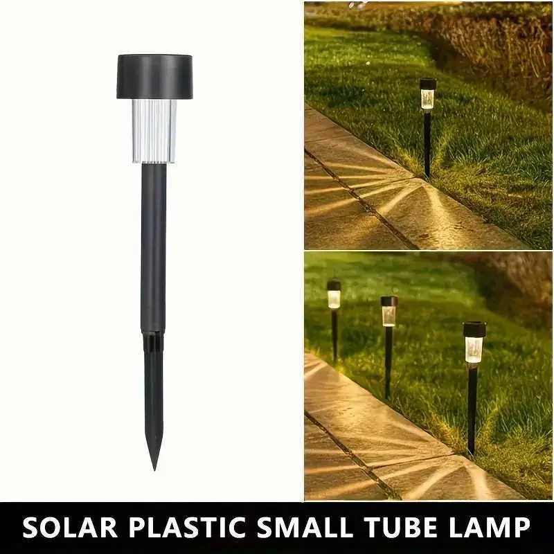 12 Pack solar powered small tube Light and light is suitable for courtyard garden lawndecoration landscape 20mah C250922