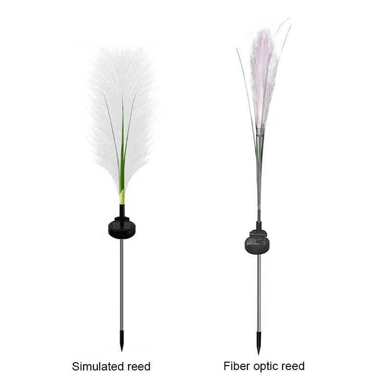 LED solar simulation reed fiber optic lamp outdoor waterproof lawn and courtyard decoration lamp C250922