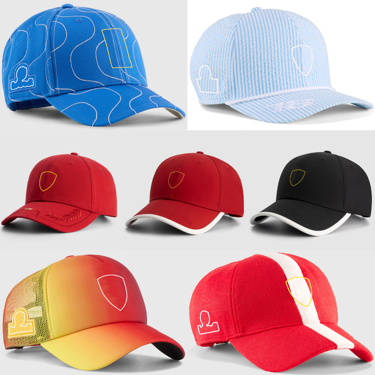 F1 2025 Team Racing Baseball Cap Formula 1 Driver New Curved Brim Cap F1 Collection Men Women Fans Embroidery Cap Summer Sun Hat