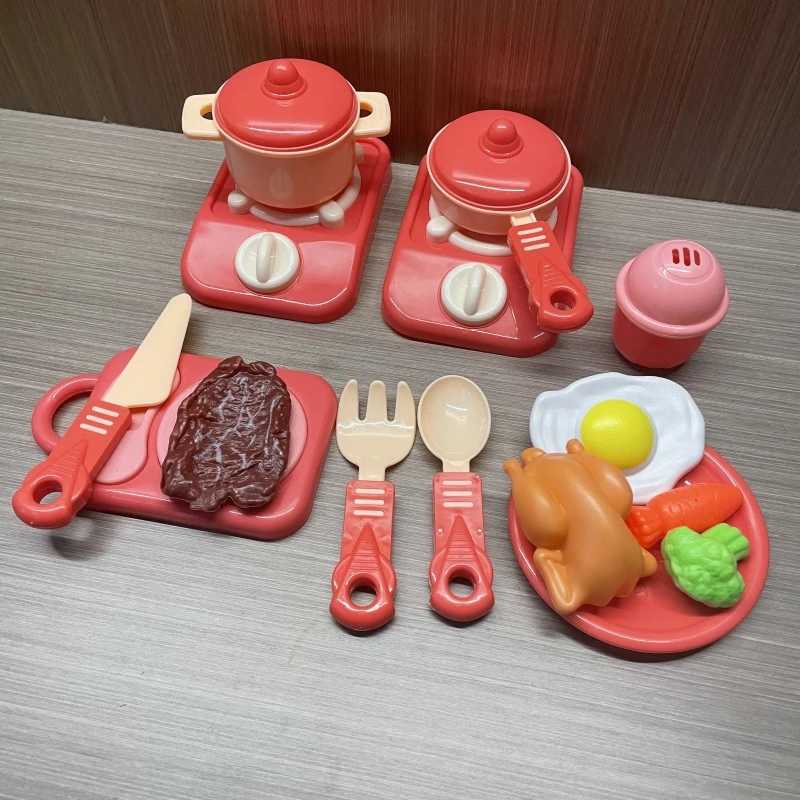 15PCS Children Pretend Simulated Kitchen Toys Cookware Toys Fruit and Vegetable Childrens Toy Girl Boy Kitchen Food Set C250922