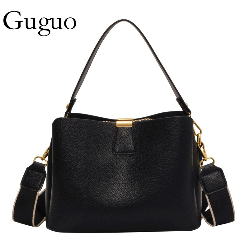 Guguo Designer Bag Foreign Trade Trendy Fashion Handheld Bucket Bag Large Capacity Crossbody Bag For Women High-end Luxury Women's Luxury Bag Bag
