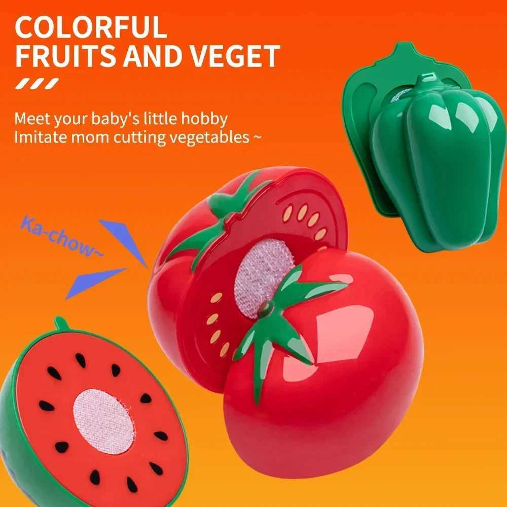 Cutting Play Food Toy for Kids Kitchen Toys Pretend Play Fruit Vegetable Pizza Cake Accessories Early Educational for Girls Toy C2509221