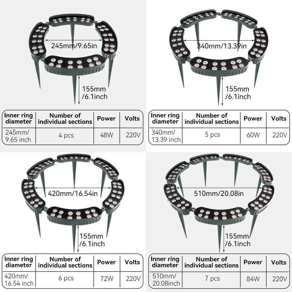 LED Tree Hugging with Outdoor Tree Holding Lawn Lamp with Ground Spike Waterproof IP65 Garden Park Courtyard Landscape Lights C250922