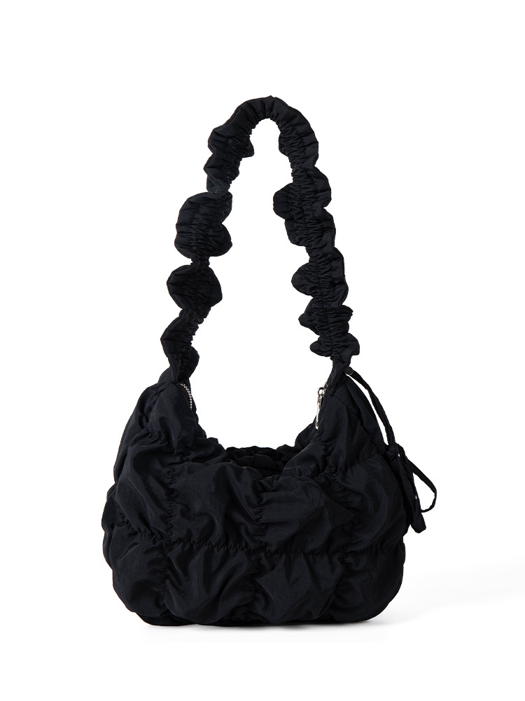 Hot-Selling New Korean-Style Fresh Underarm Niche Design Pleated Cloud For Women Versatile Single-Shoulder Crossbody Bag