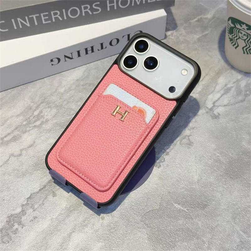 Designer Phone Cases for iPhone 17 Pro Max with Card Holder 16ProMax 15 14 Plus 13 12 Pro 11Pro XR Leather Shell Case Wallet Luxury iPhone Case Cover 