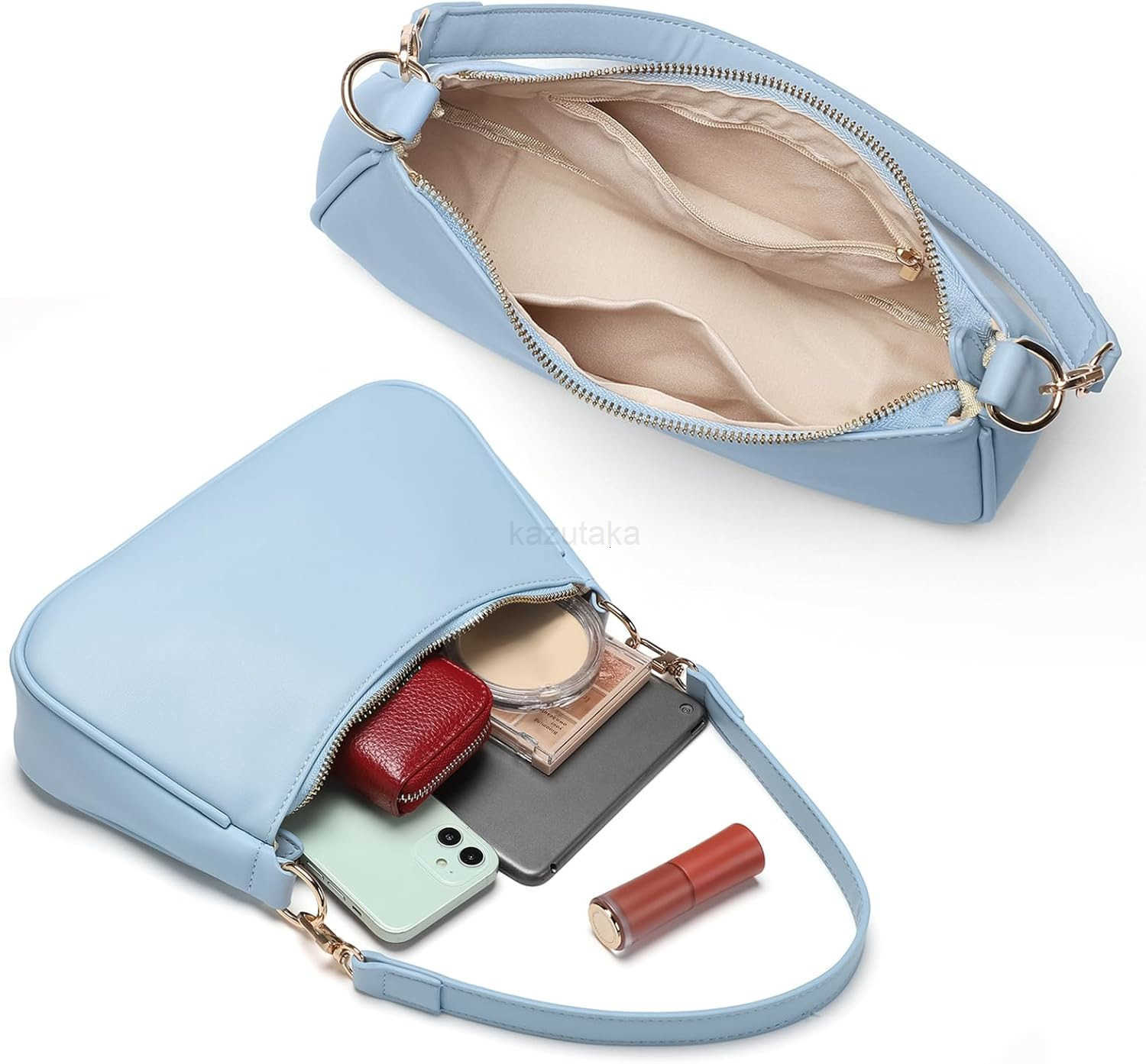 WantGor CluTCh Tote Handbags Shoulder Purse for Women Crossbody Bags Mini Hobo Bag Vegan Leather Trendy Handbag Z250922