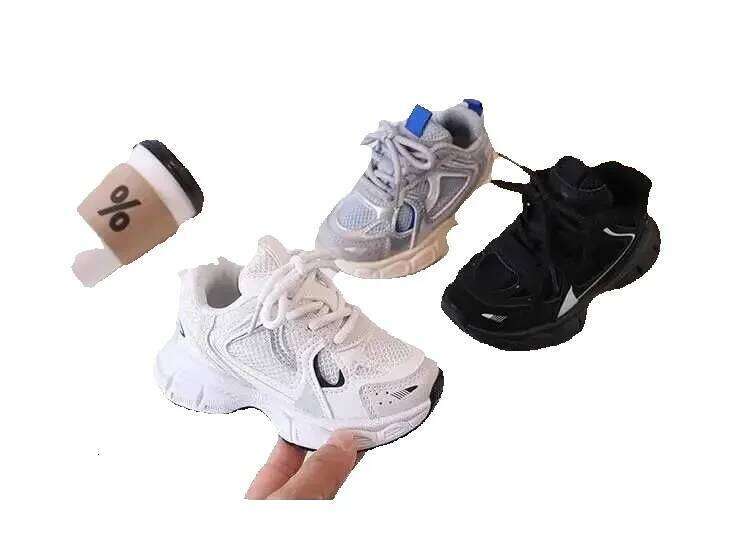 Children Tennis Versatile Non-slip White Sneakers for Kids Girls Fashion Causal Breathable Toddlers Boys Sports Shoes HotXJ250311 J250625 J2