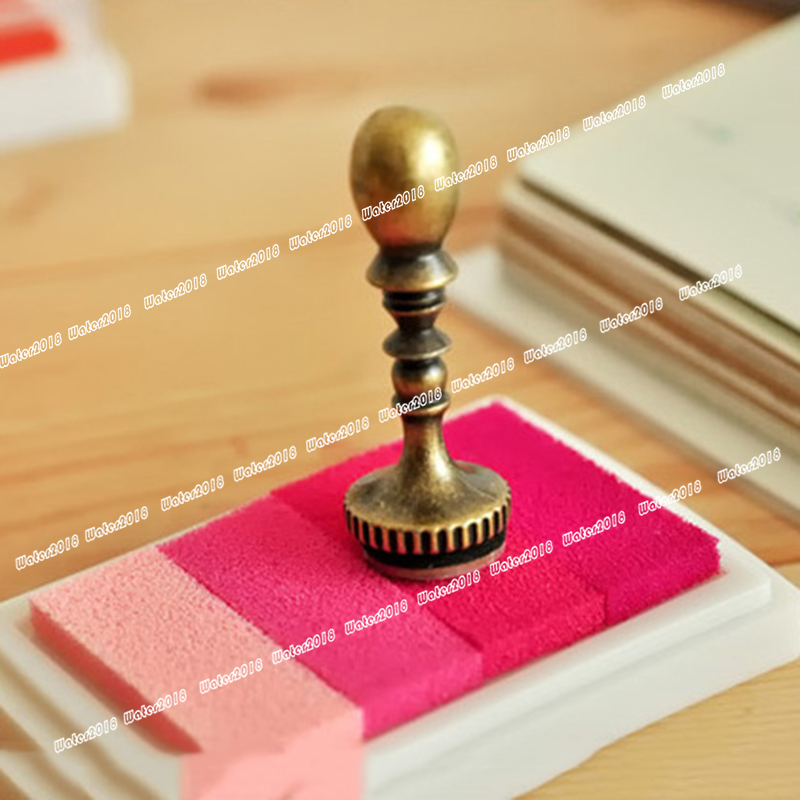 DIY Work Oil Gradient Stamp Set Big Craft Ink Pad Inkpad Craft Paper Stamp Tools 6 Colors