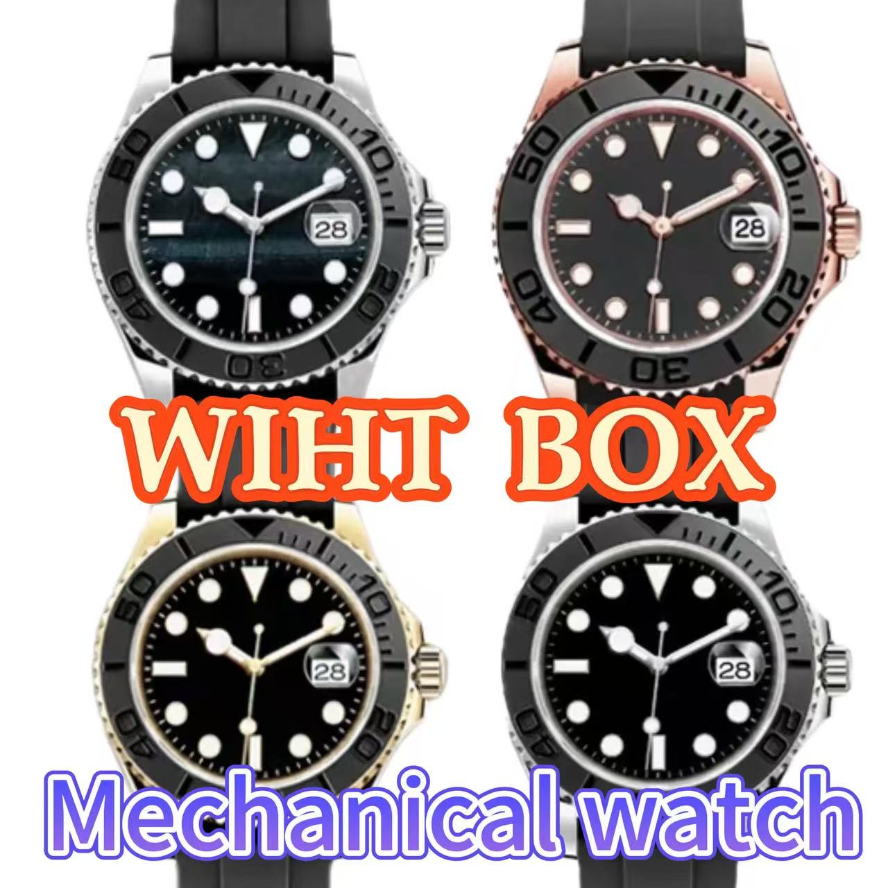 mechanical mens watches high quality watches men's high quality 40mm 904L stainless steel watches aaa box sapphire luxury watches