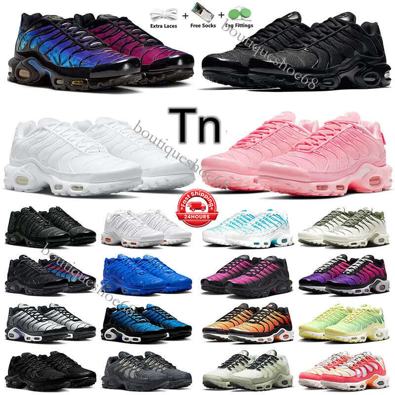 TN shoes Plus 3 Running Shoes Men Women Triple White Black Gradient s Tennis Breathable Mens Trainers outdoor Sports Sneakers size36-45