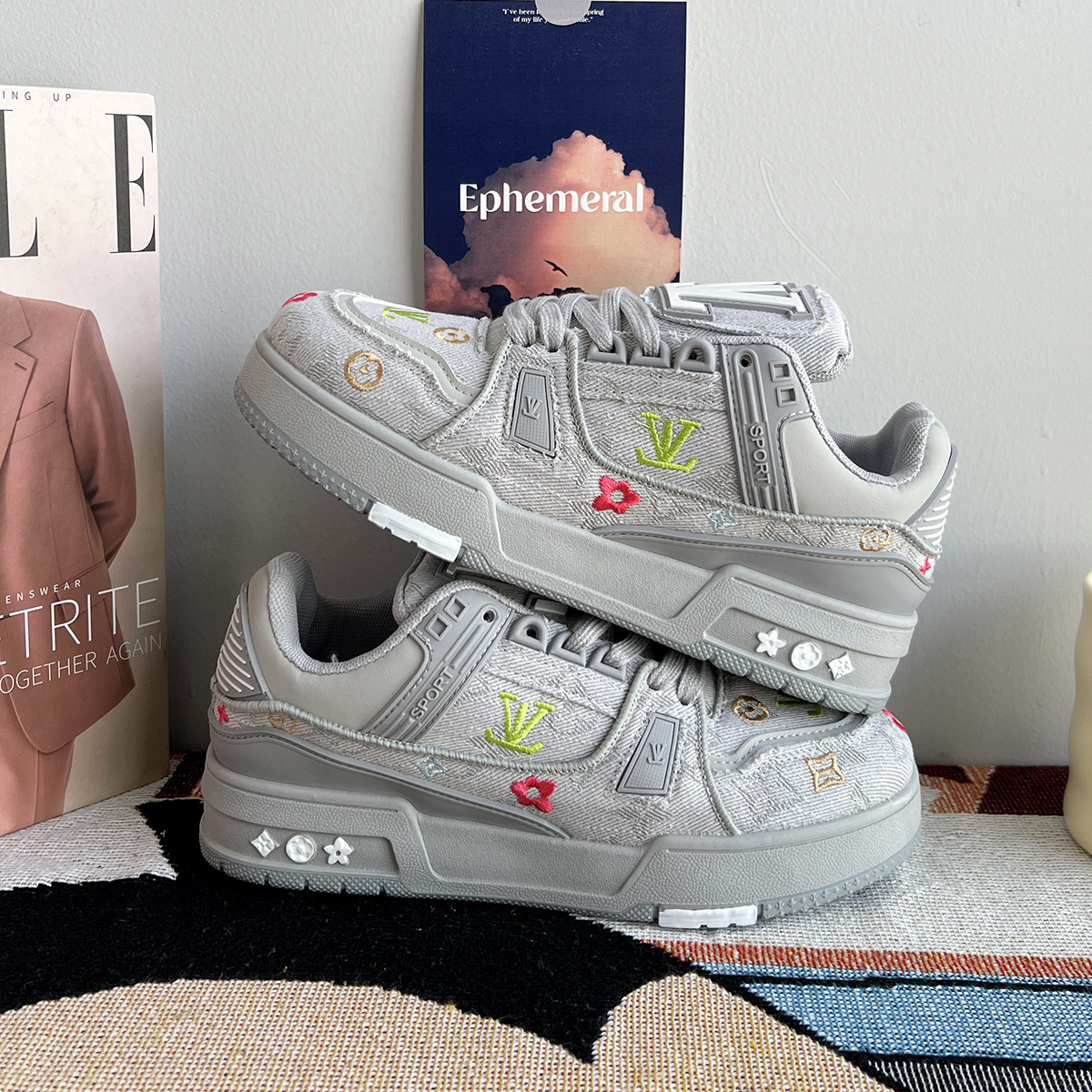 free shipping designer shoes Versatile trendy shoes new height increasing outdoor couple casual shoes for men and women black pink grey blue