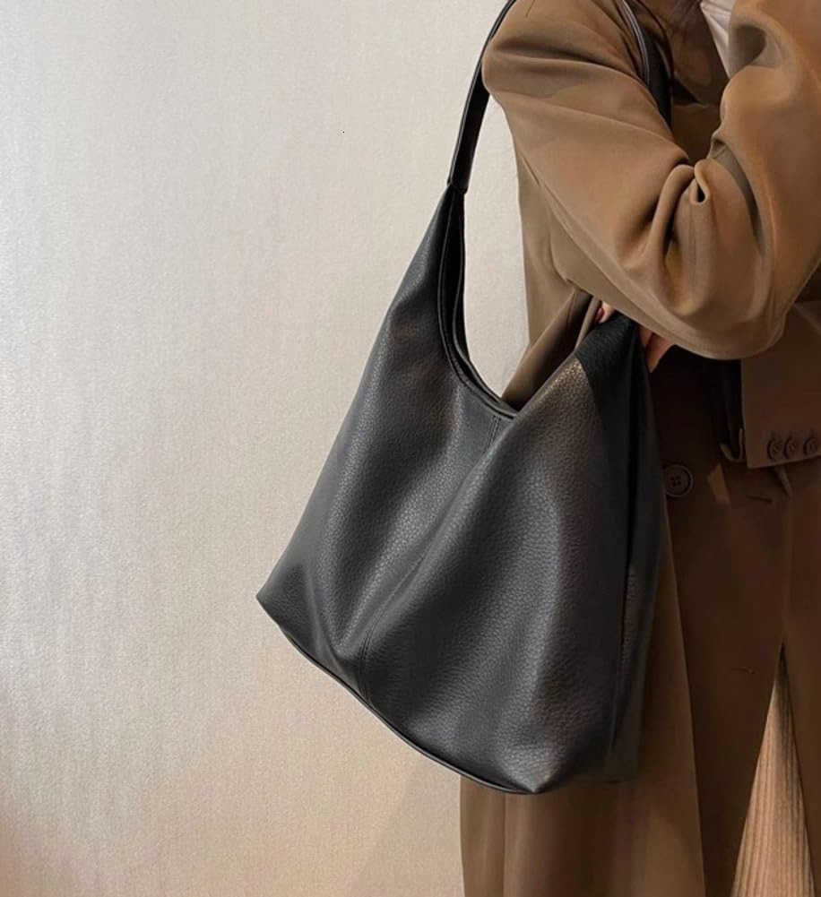 Women PU Leather Tote Crossbody Bag Soft Large Capacity 2pcs Shoulder Purses Handbags 2025 Z250922