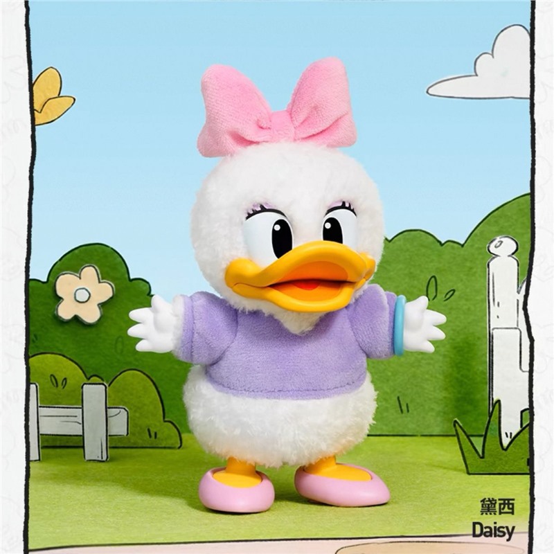 Spot MINISO Disney Mickey Mouse Blind Box Mickey Minnie Vinyl Doll Family Series Plush