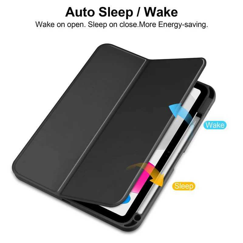 For iPad Pro 11 13 inch 2024 M4 Case iPad Air 11 13 129 4th 5th 109 Pencil Holder Cover iPad 10th 102 9th 8th 7th Funda Z250922
