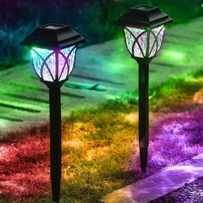 Wedding Landscape Path Light Outdoor Solar Pathway Light Bright Lawn Light Garden Stake Light for Lawn Decor C250922