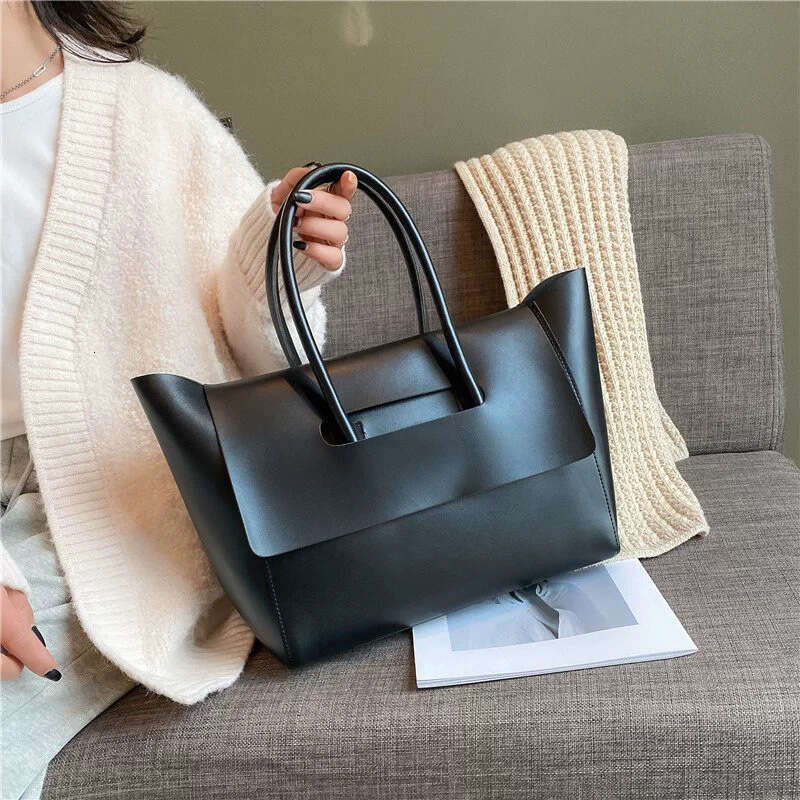 2025 New Trendy Korean Style Large Capacity Women's Shoulder Handbag Commuter Tote Bag - view 3