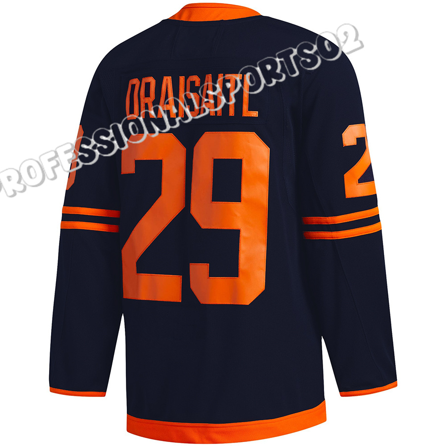 Edmonton Oiler Jerseys 97 McDavid C 29 Draisaitl A 18 Hyman Patrick Kane Ryan Nugent-Hopkins Stuart Skinner Hockey Jerseys