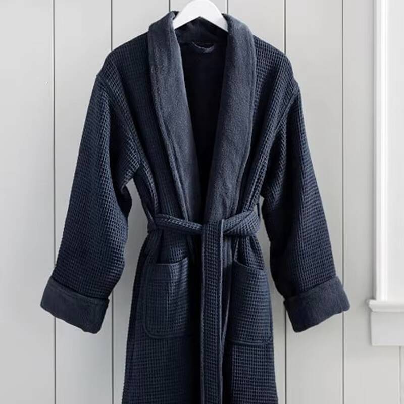 Premium 100 Organic Cotton Terry Cotton Bathrobe Hotel and Spa Bathrobes Unisex