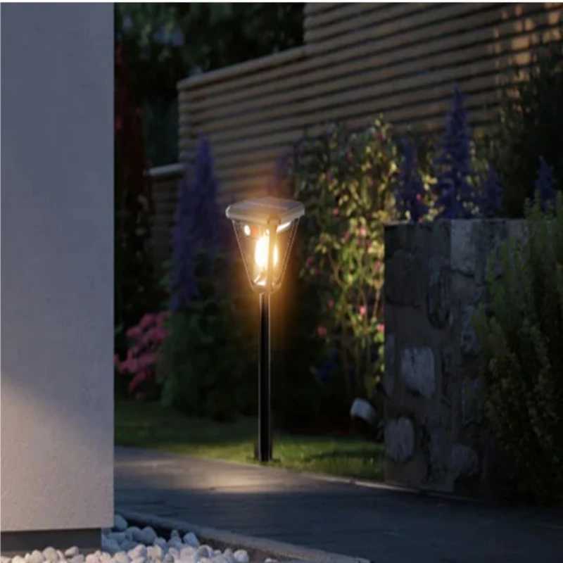 New 3mode solar LED lawn stake light multifunctional landscape lighting waterproof wall light outdoor courtyard light C250922