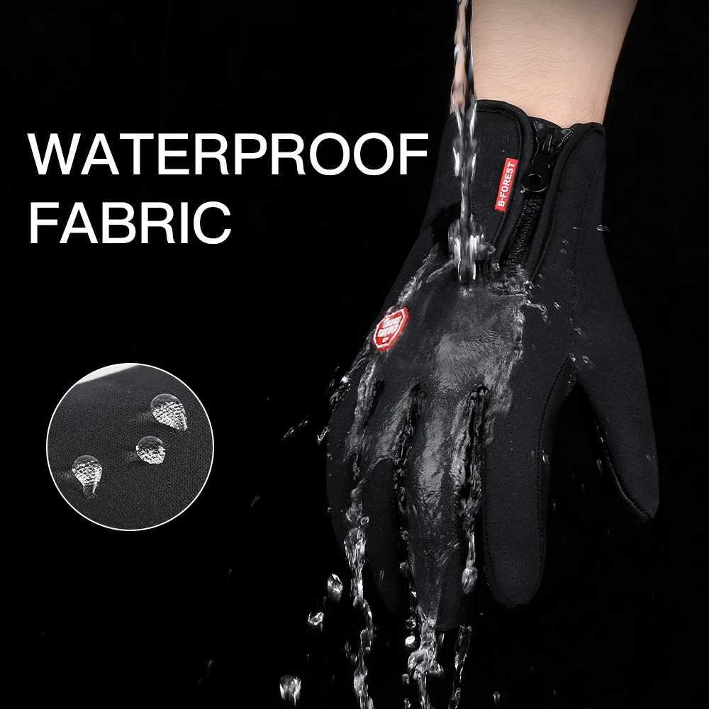 Warm Winter Motorcycle Gloves for Men And Women Waterproof Thermal Touchscreen Compatible Antislip Biker Gym Cycling Gloves J250922
