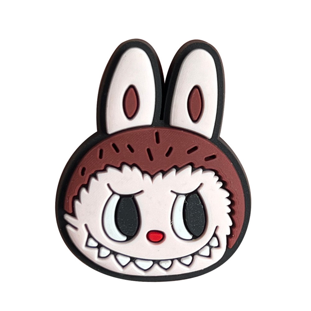 Wholesale labubu PVC decorative buckle hole shoe flower