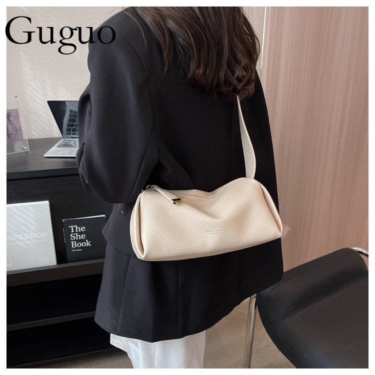 Guguo Designer Bag Cross-border Fashion Niche Texture Underarm Bag 2025 New Large Capacity Bag Women's Fashion Shoulder Luxury Bag Bag Stylish Wo