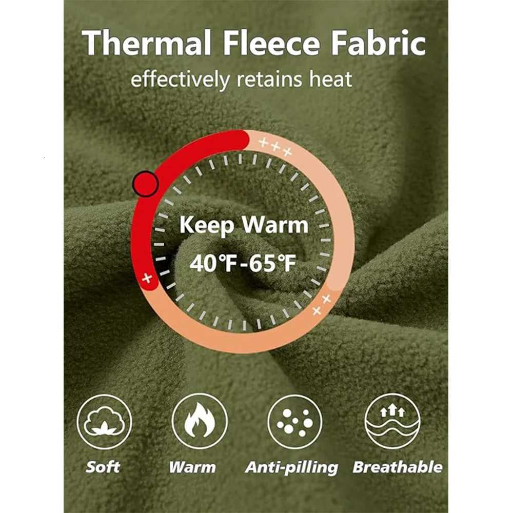 Mens Fleece Jacket Full Zip Tactical Hoodies Winter Coats Windproof Hoodies Warm Hunting Polar Fleece Outdoor Jackets Men W250922