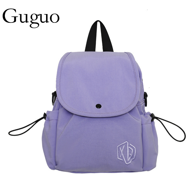 Guguo Luxury Bag Designer Bag Casual Lightweight Backpack Women Student Travel Small Backpack, Multifunctional Sports Crossbody Bag, Student School Ba