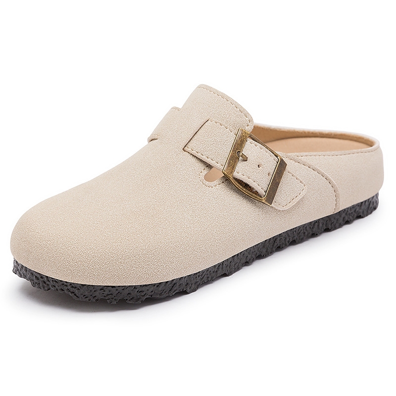 Ladies Retro Baotou 2025 Autumn New Style Arrival Versatile Fashion Slippers Size 35-41 fashion Hot Sale Sandy Chocolate Color