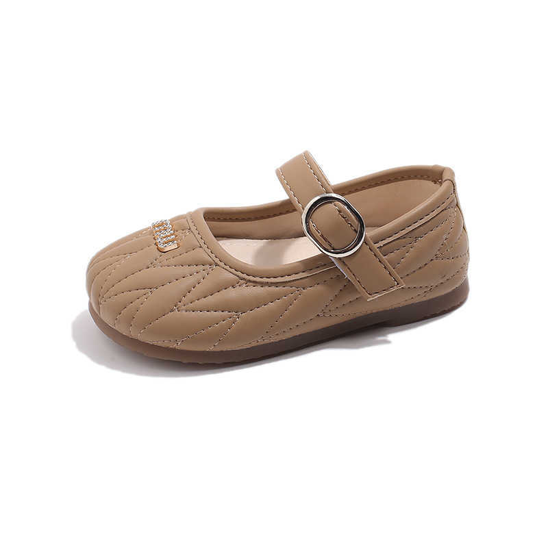 Childrens Leather Shoes 2025 New Spring and Autumn Girls Princess Shoes Soft Sole Versatile Baby Girls Single Shoes Trendy H250919