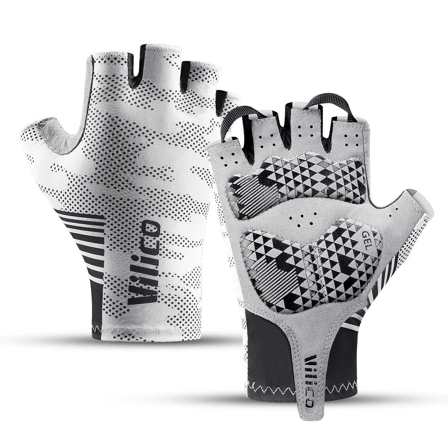 2025 Summer Cycling Gloves for Men ShockAbsorbing Padded Breathable Bicycle Gloves MTB Road Mountain Bike Riding Gloves J250922