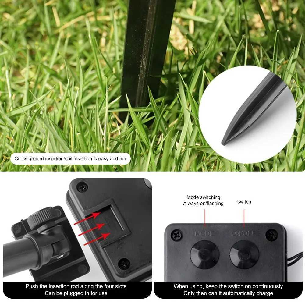 Halloween 5PC LED Solar Pumpkin Stake Lights Outdoor Graden Lawn Lamp Waterproof Decoration Landscape Lighting For Festive Yard C250922