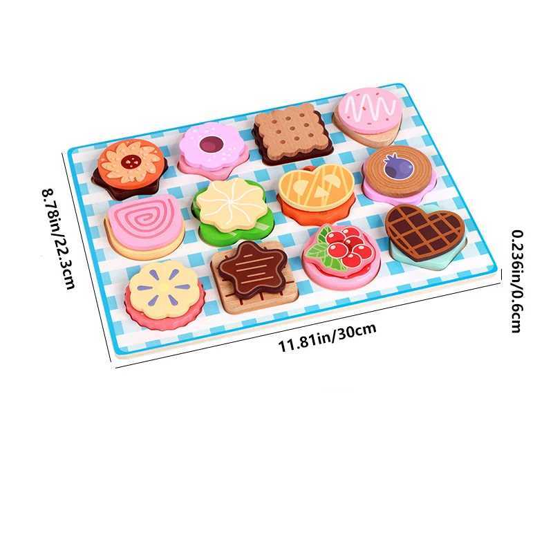 Wooden Versatile Desserts Toys Playing House Toy DIY Desserts Game Parentchild Interactive Board Games Gifts For Kids C250922