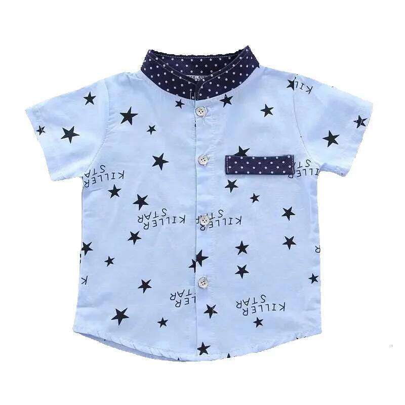 New Summer Baby Clothes Suit Children Boys Casual Shirt Shorts 2Pcs/Sets Infant Outfits Toddler Fashion Costume Kids Tracksuits J250625