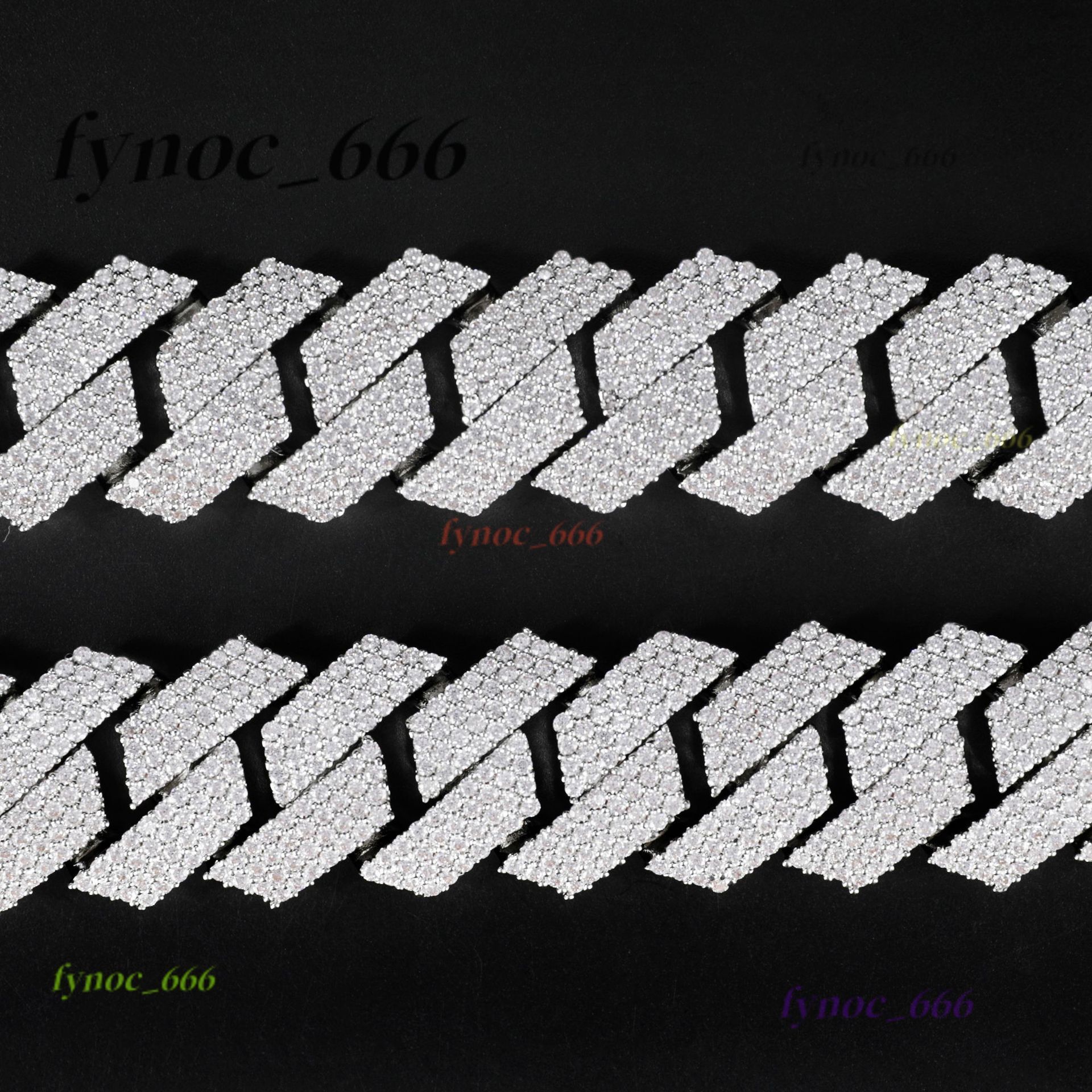 Iced Out 4rows 16mm VVS Moissanite Miami Cuban Link Chain Pass Diamond Tester GRA Hip Hop 925 Sterling Silver Bracelet