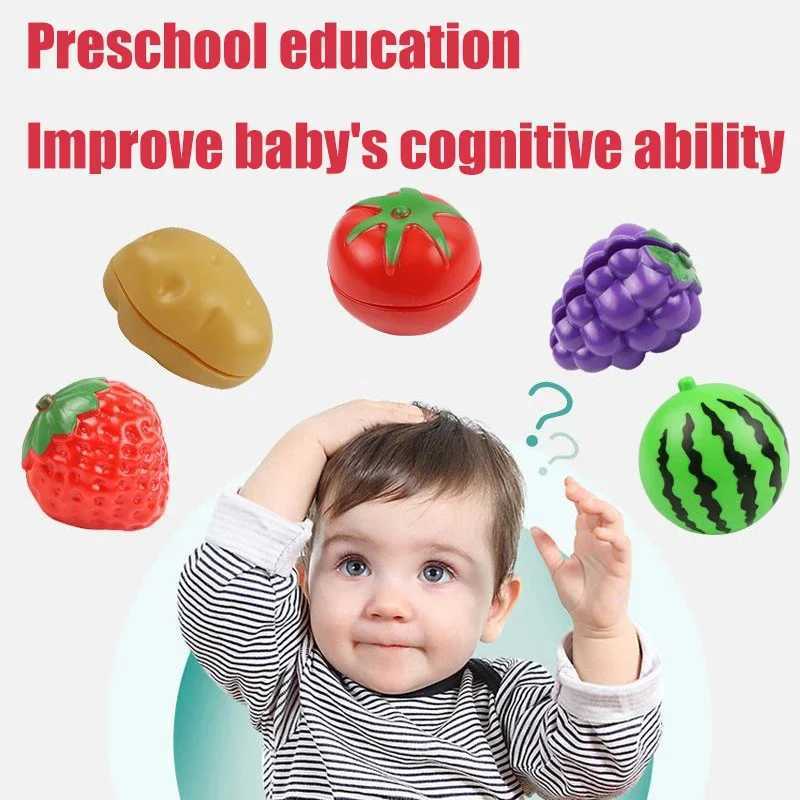 Educational Toy Plastic Kitchen Toy Set Cut Fruit Vegetable Pizza Food Play House Simulation Toys Pretend Play Kids Toys Gifts C250922