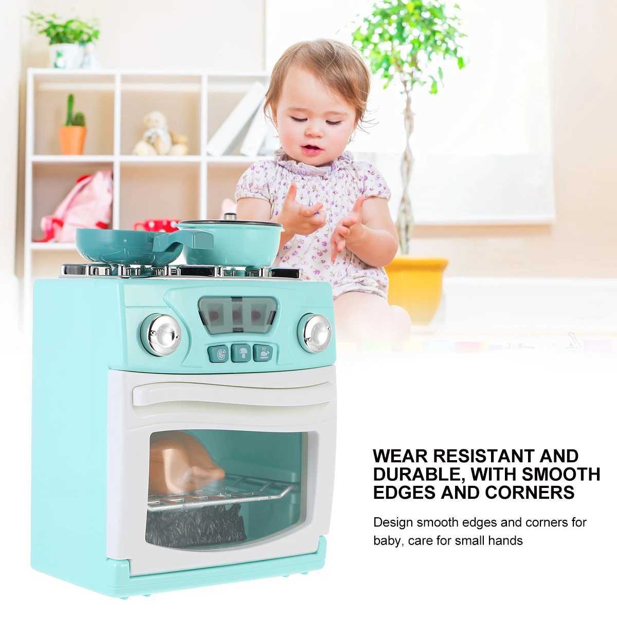 Simulation Kitchen Utensils Oven Baby Plastic Toy Simulated Stove Modeling Artificial Creative Educational Child C250922
