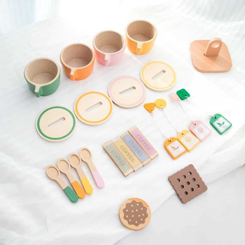 Childrens Wooden Tea Set Simulation Game Early Education Toy Childrens Tea Party Fun ParentChild Interaction Holiday Gift C250922