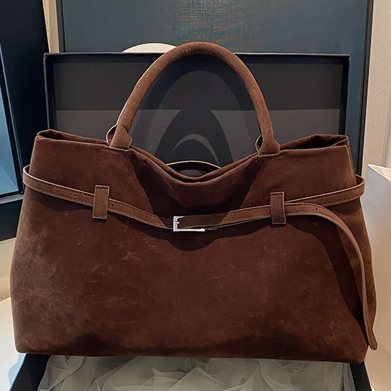 Perfect Lily Women's Vintage Synthetic Leather Tote - Large Capacity Brown Handbag, Magnetic Closure & Fixed Strap, Elegant Rectangular for Work 