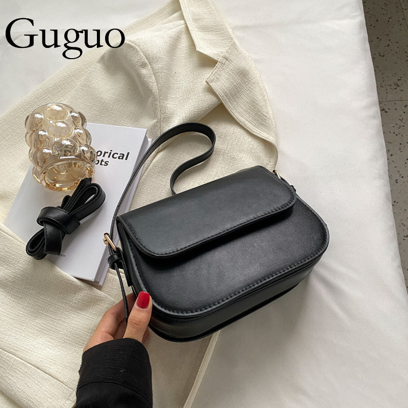 Guguo Designer Bag Luxury Bag Trendy Hot-selling Small Bag For Women 2025 Autumn Winter New Fashion Versatile Shoulder Underarm Bag Simple Niche Cross