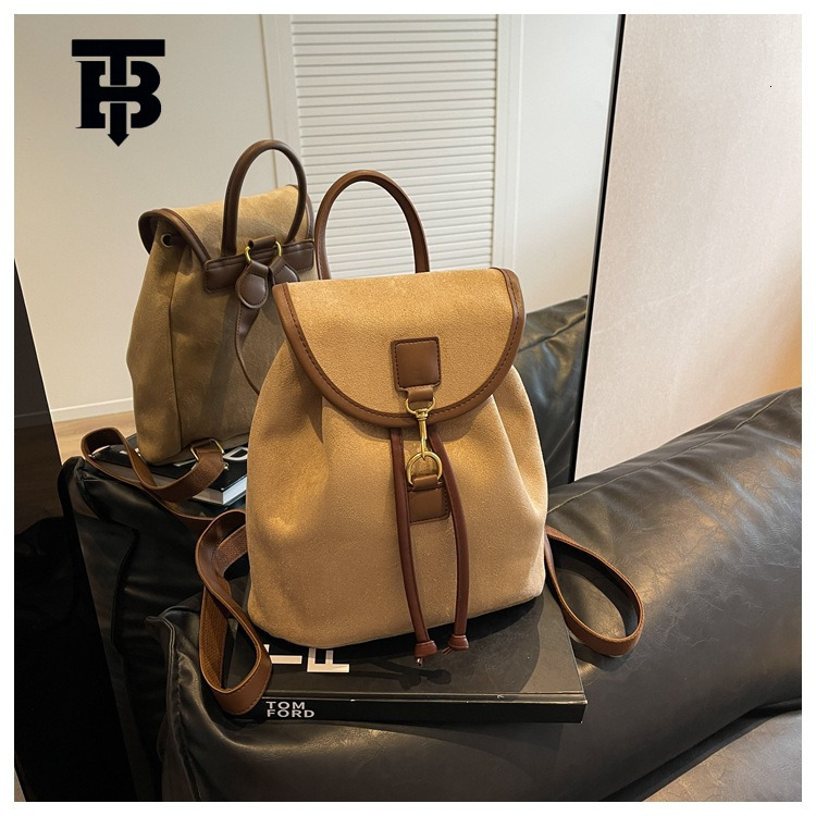 TB BHULAMTE Free Shipping New Designer Bag High-end Large Capacity Backpack 2025 Women's Fashion Bag Korean Fashion Matte Lightweight Commuting B