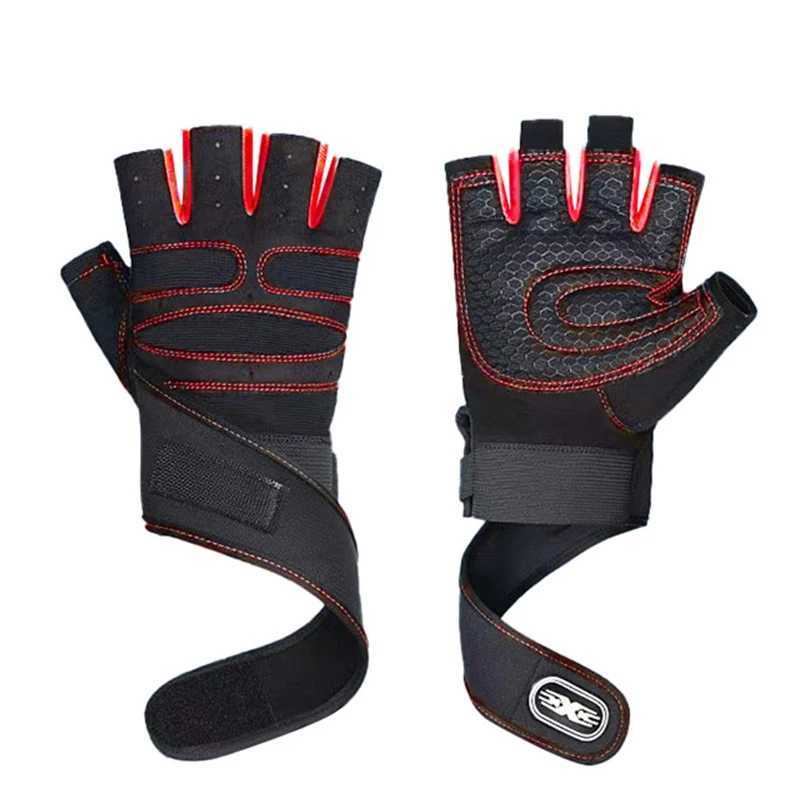 Cycling Half Finge Gloves Proessional Gym Fitness Men Gloves Breathable AntiSlip Bike Gloves Cycling Equipment J250922