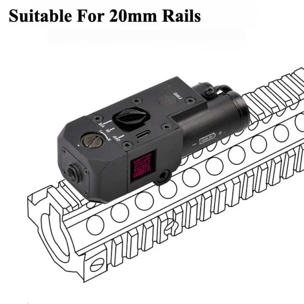 Tactical CQBL1 Laser Pointer Infrared Positioning Sight Hanging Controllable Red and Green Laser Sight X250922