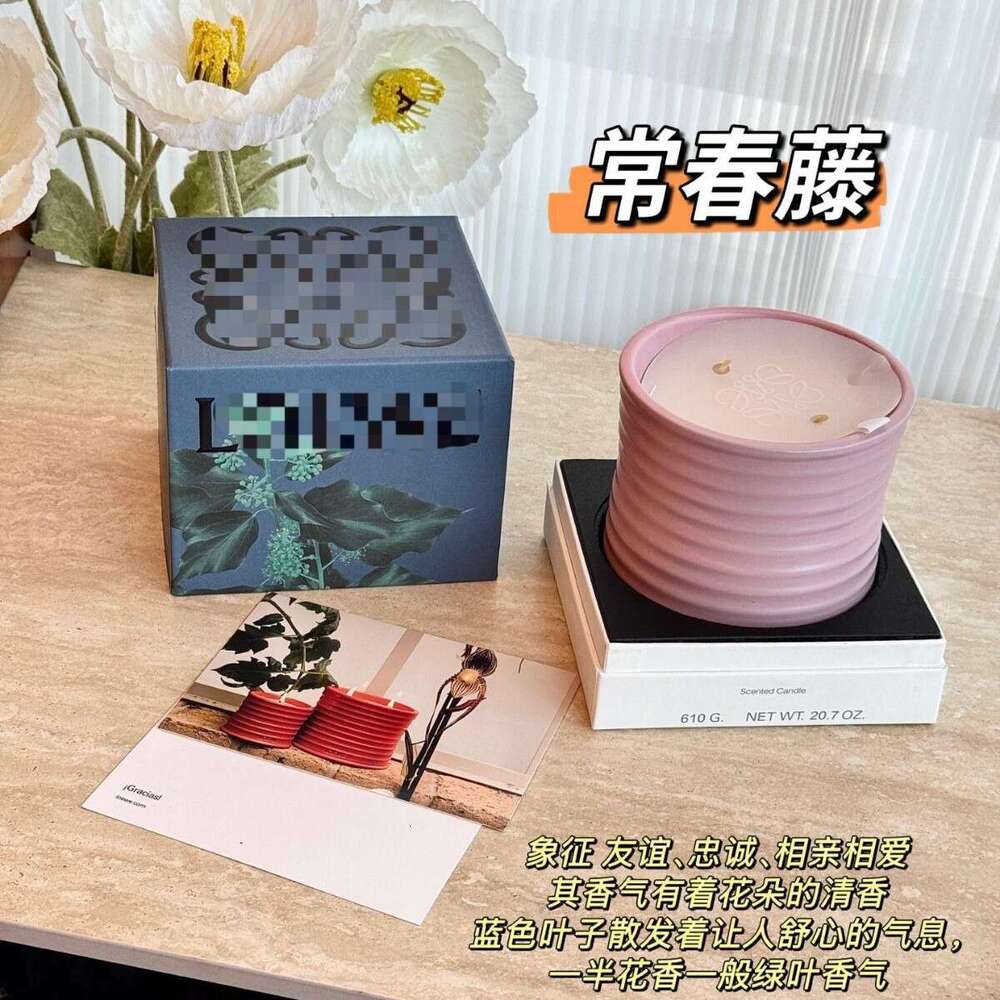 Candle Christmas Candle Aromatherapy Candle Luo Da Large Candle Orange Blossom Tomato Home Fragrance Wedding Soy Wax Scented Gift Box