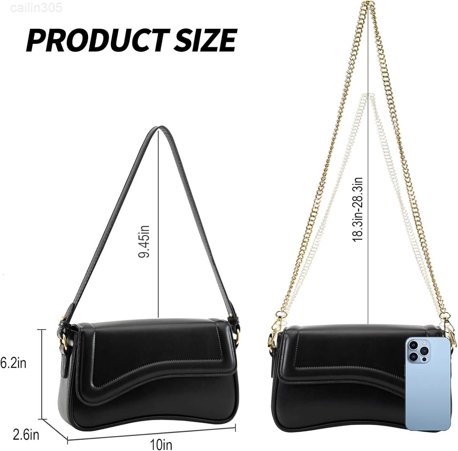 Shoulder Bag for Women Purse Leather Hobo Handbags Clutch Saddle Bags Trendy Underarm Bag with 2 Removable Strap Z250922