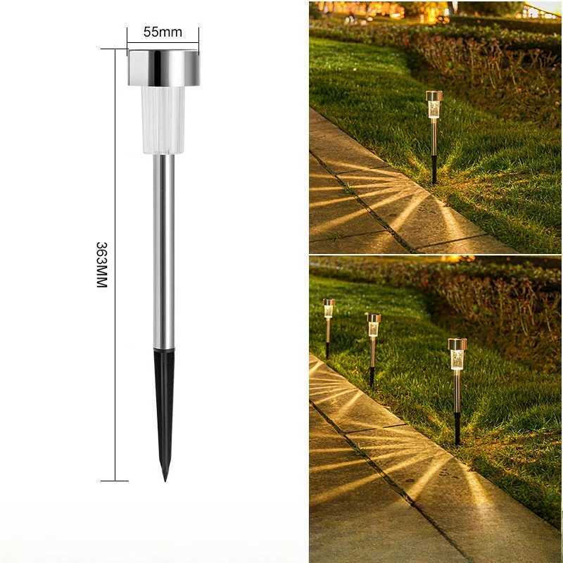 124Pcs Outdoor Solar Lights Garden Lamp Solar Powered Waterproof Landscape Path LED Light For Yard Backyard Lawn Patio Decora C250922