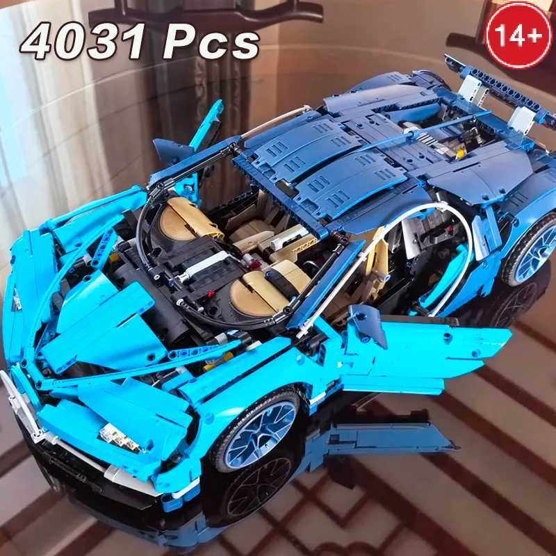 Build Block Set 2026 NEW brick 4031Pcs Compatible With 42083 Blue Sports Model Building Blocks Car Racing Assembly Boys Super Adult Gifts Toy