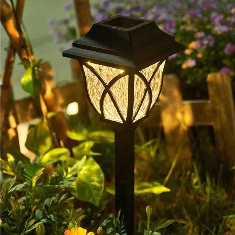 Wedding Landscape Path Light Outdoor Solar Pathway Light Bright Lawn Light Garden Stake Light for Lawn Decor C250922